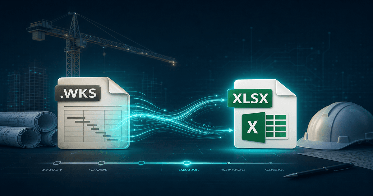 Engineering Project Controls: Moving Microsoft Works Schedules to Excel and CSV