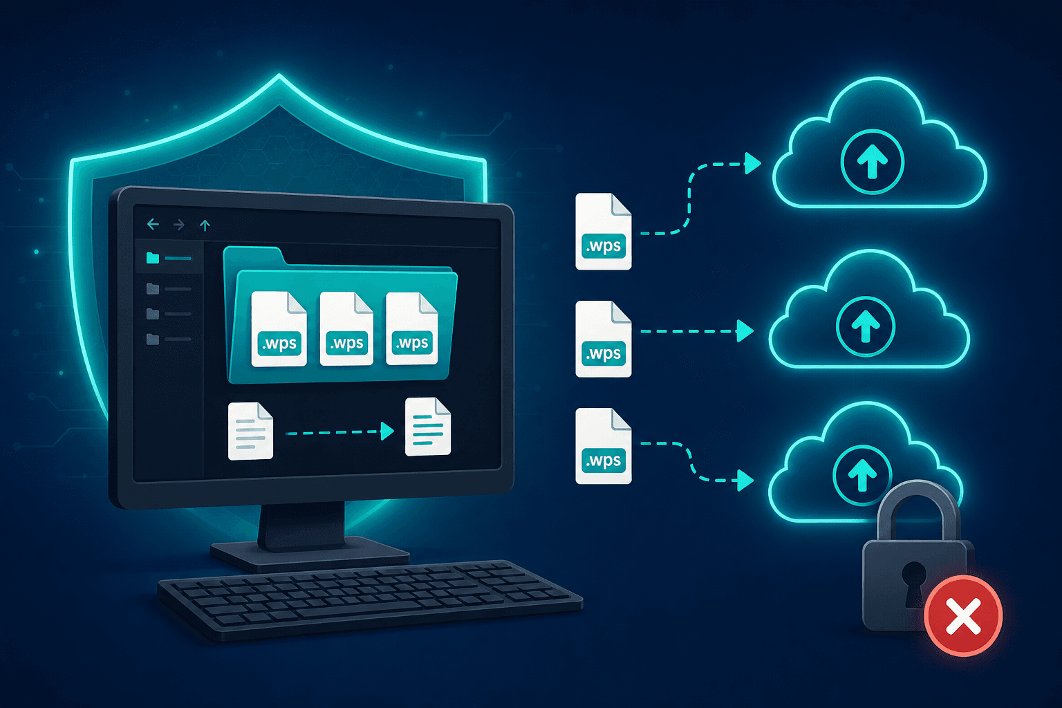 Legacy Microsoft Works .wps files staying on a local PC instead of uploading to online converters